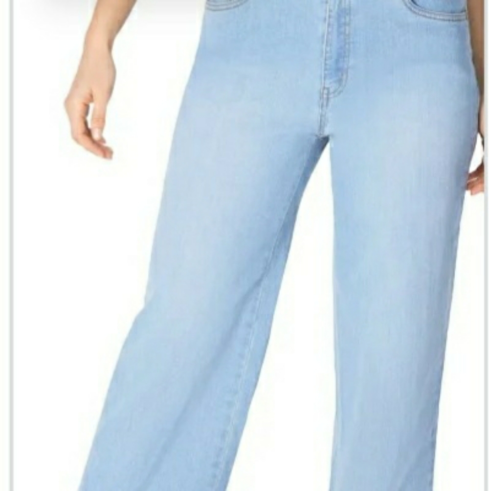 Woman Within Stretch Straight Leg Jeans
